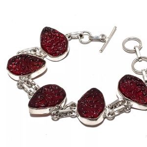 New gem Czech .925 SP handcraft Jewerly bracelet
